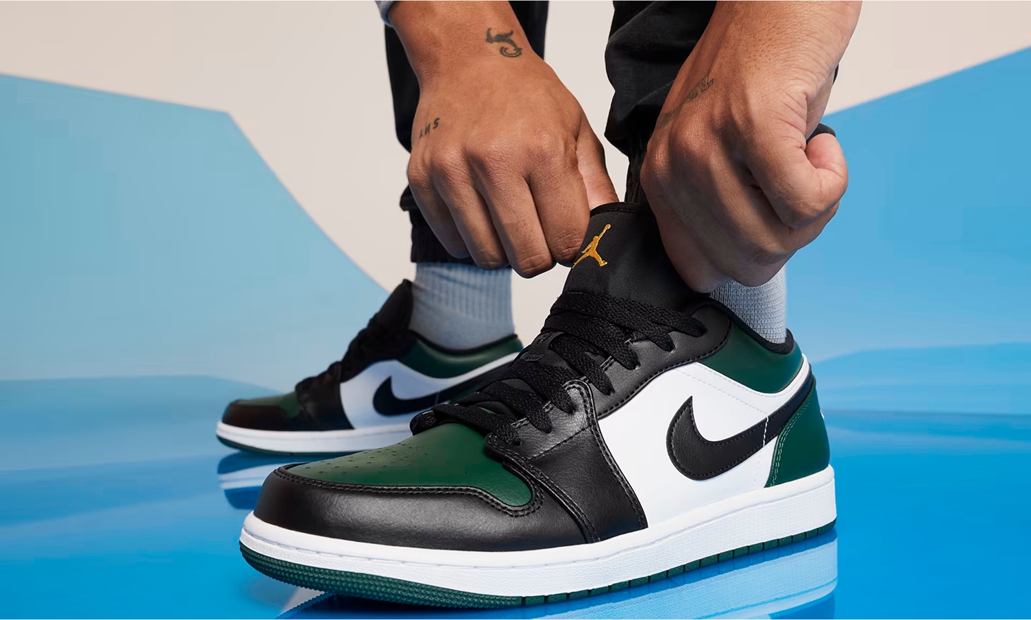 A solid-rubber outsole enhances traction on a variety of surfaces.